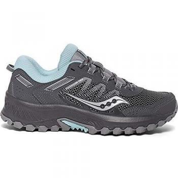 Saucony Excursion TR 13 Charcoal/Blue, Zapatillas de Atletismo para Mujer