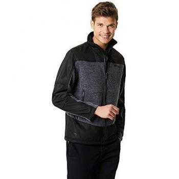 Regatta Mens Zorian Double Polyester Mix Wool Effect Zip Up Jacket