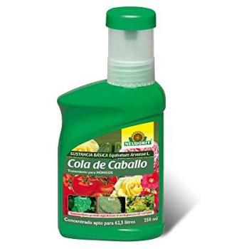 Fungicida Natural Sustancia Básica Cola de Caballo Equisetum Arvense L, 250 ml (Concentrado para 62,5 Litros) - Tratamiento de Hongos Oidio y Mildiu para Cult