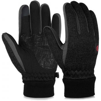 VBIGER Guantes de Invierno Apto para Pantalla Táctil Guantes de Punto de Invierno Cálidos Guantes Deportivos Unisex