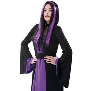My Other Me Peluca DE Bruja Negra Y Morada Mujer