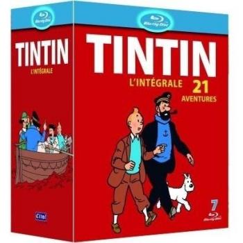 Tintin : l'intégrale de l'animation - 21 aventures [Francia] [Blu-ray]