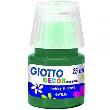 Giotto Bote Decor Acrylic 25 Ml. Verde Bosque Caja 6 Uds.