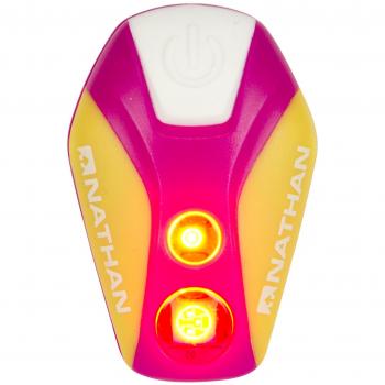 Nathan Pulsar Strobe Floro Fuchsia Visi-Lights, Adultos Unisex, Talla ÚNICA