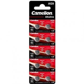 Pack de 10 Pilas Botón Alcalinas AG9 / LR45 / LR936 1,5V Sin Mercurio Camelion
