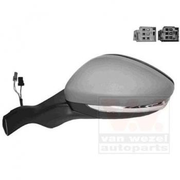 Espejo retrovisor VAN WEZEL 4034807, tipo de producto: espejo retrovisor, características: diseño específico para vehículos, ajuste manual, cristal convexo para mayor visibilidad, incluye soporte de montaje y cumple con las normativas