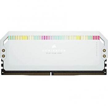 Corsair Dominator Platinum RGB 32GB (2x16GB) DDR5 6200MHz C36 Memory Kit - White