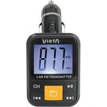 Vieta VC-TF188BK - Trasmisor FM, color negro
