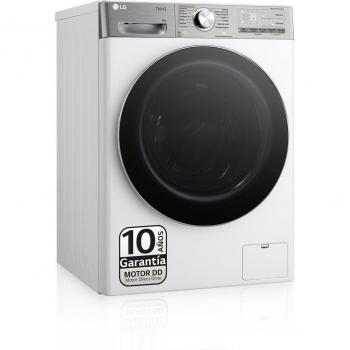 LG F4WR9009A2W Lavadora de Carga Frontal 9Kg 1400 rpm Blanco con Función Vapor y Conectividad Wifi Inteligencia Artificial Direct Drive
