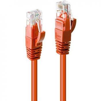 Lindy 20m Orange Cat6 U/UTP Snagless Gigabit Network Cable