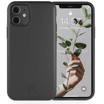 Funda Ecológica Biodegradable para iPhone 11 y XR - Hecha de Plantas (Negro)