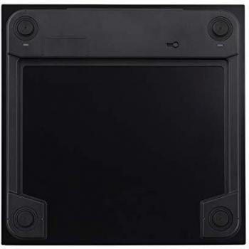 IKOHS STYLANCE WELLNESS - Báscula de Baño con Pantalla LCD, compacta, Capacidad de 180 kg, Acero Inoxidable