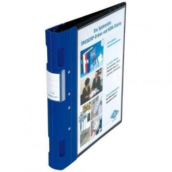Carpeta de presentación WEDO ERGOGRIP, 38 mm, negro/azul