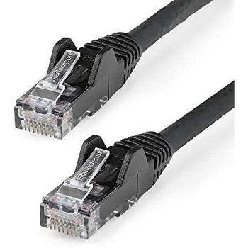 StarTech.com N6PATCH50CMBK Cable de Red Ethernet Cat6 UTP RJ45 sin Enganches, 0.5m - Negro