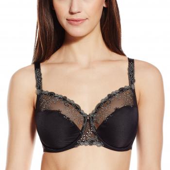 Simone Perele Women's Delice Full Cup Bra in Black, Size 36E/80E