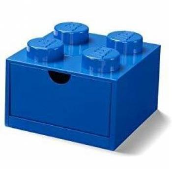 Caja de Depósito Lego Almacenaje - Brick de 4 Encajes Cajón de Mesa Azul, 40201731, Room Copenhagen