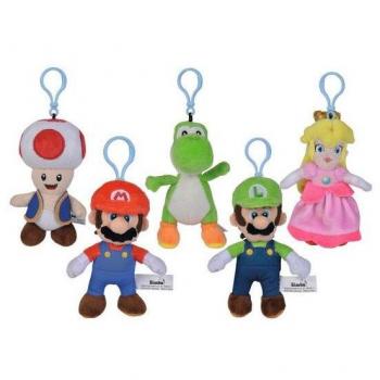 Super Mario Llaveros de Peluche All Stars 13 cm - Surtido (12)