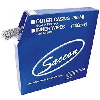 Saccon 100 Cables DE Cambio Acero Inoxidable 1.2-2250 mm, Adultos Unisex, Multicolor