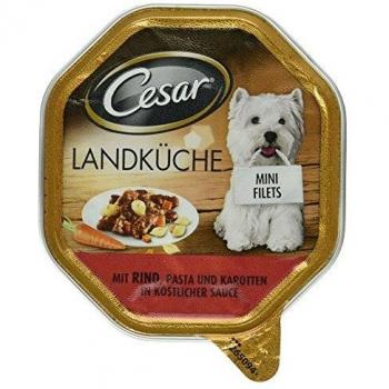 Cesar en tarrinas 28 x 150 g - Pack Ahorro - Estofado campero con vacuno, fideos y zanahorias