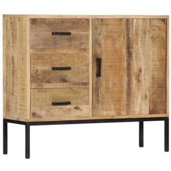Aparador Buffet Mueble Consola de Almacenamiento 88 cm Madera Maciza de Mango