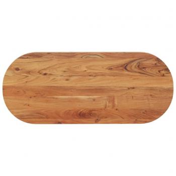 vidaXL Oval Solid Wood Acacia Table Top 100x40x2.5 cm
