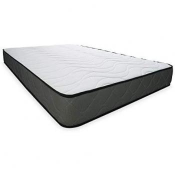 DUÉRMETE ONLINE Colchón Viscoelástico Elda, Firme y Confortable, Antiácaros y Antibacterias, Cara Invierno/Verano, Altura 22cm, 150x190
