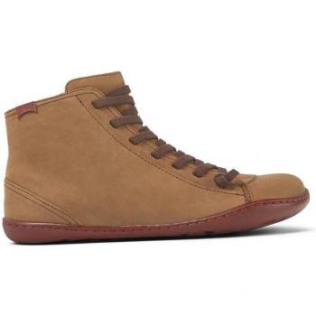 Camper Peu Cami Women's Brown Leather Mid Boots