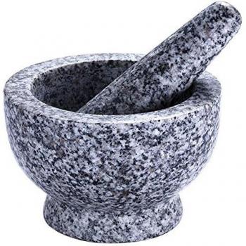 Renberg Helpers Conjunto de mortero, Acero Inoxidable, Gris, 16 cm