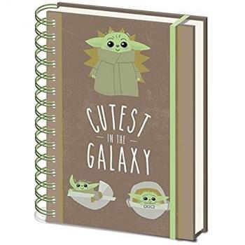 Pyramid - Baby Yoda Cuaderno espiral Mandalorian Cutest in the Galaxy