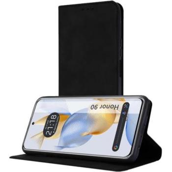 Funda Libro de Polipiel con Tarjetero para Huawei Honor 90 5G Color Negra