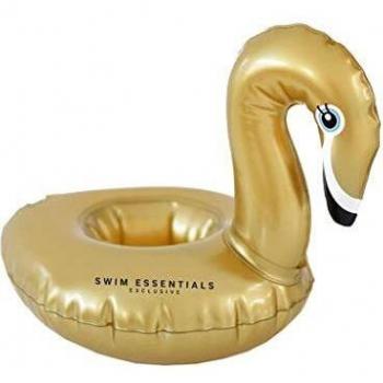 Flotador Portavasos Hinchable Swim Essentials Cisne Dorado 17 cm