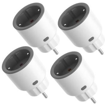 Enchufe Inteligente Zigbee SONOFF S60ZBTPF EU - Monitorización de Energía, Protección contra Sobrecargas, Control Remoto por App, Temporizador, Repetidor Zigbee
