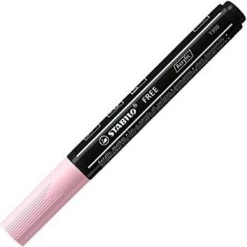 Marcador Acrílico STABILO FREE Acrylic T300 Rubor Suave