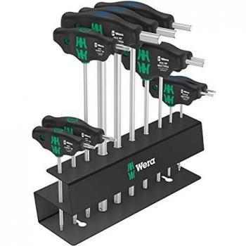 Wera 10 Piece Bicycle T-Handle Hex and Torx Key Set