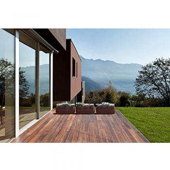 Macetero Redondo BAMBÚ de Newgarden, muy resistente para exterior e interior, estilo moderno, disponible en varios colores y tamaños, hecho de polietileno en España