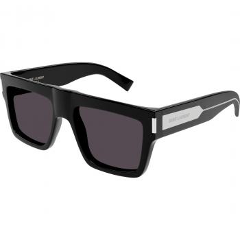Saint Laurent SL 628 Col. 001 Classic Sunglasses for Men, Black, Size: 55 MM