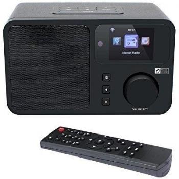 Ocean Digital WR233 Internet Wi-fi de red inalámbrica WLAN Radio Multimedia altavoz de la música reproductor de medios portátiles uso en el hogar-Negro
