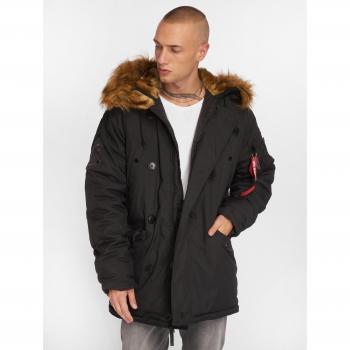 Alpha Industries Men's Explorer Winter Coat - Black, XX-Large