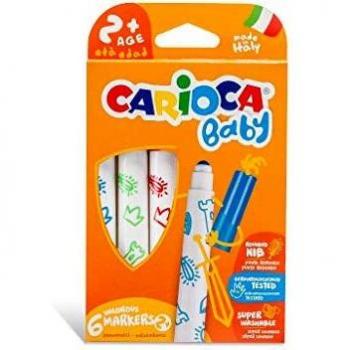 Carioca - Caja de 6 rotuladores Baby Marker