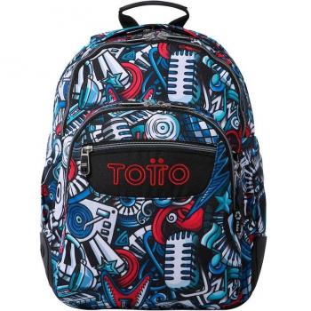 Mochila Totto Crayoles escolar eco-friendly color Musika