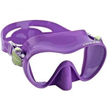 Cressi F1 - Gafas de Buceo sin Marco, Color Lila