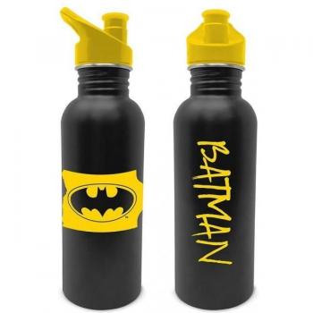 Botella de agua Batman Rota DC Comics Negro/Amarillo One Size