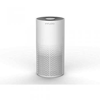 Purificador de Aire InnJoo PLUS, Filtro HEPA H11 y Carbón Activado, Silencioso, Modo de Sueño, Temporizador, Polvo, Humo, Olor y Caspas de Mascota, ÁREA: ≤ 20~30 m² Compatible con ALEXA y ECHO.