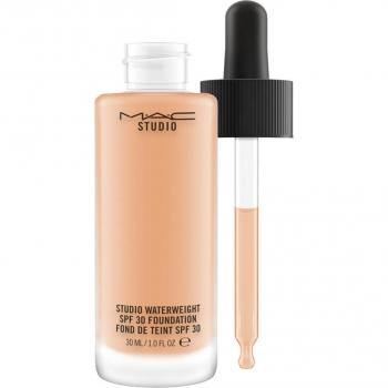 MAC Cosmetics Studio Waterweight SPF 30 Foundation, lightweight tinted moisturiser, SPF 30, shade NC 37, 30 ml