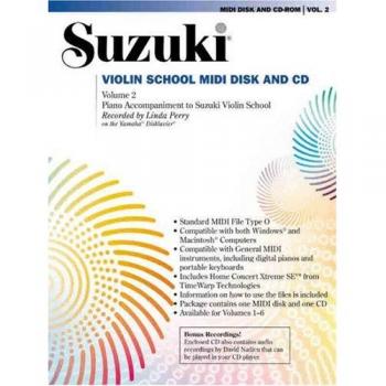 Escuela Suzuki para Violín Vol. 2 - CD ROM de Acompañamiento General Midi (Linda Perry)