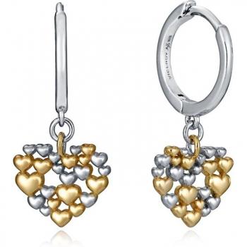 Pendientes de plata Viceroy con colgante en forma de corazón
