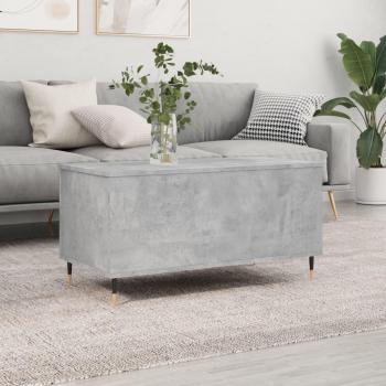 Mesa de centro Salón Hormigón gris 90x44,5x45 cm Madera Multicapa
