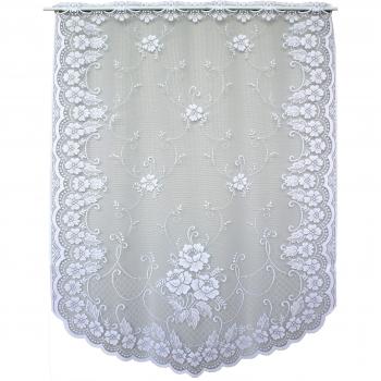Anna cortina 8821504 - 80 x 60 de color blanco dynamic24 Ventana/türpanneau
