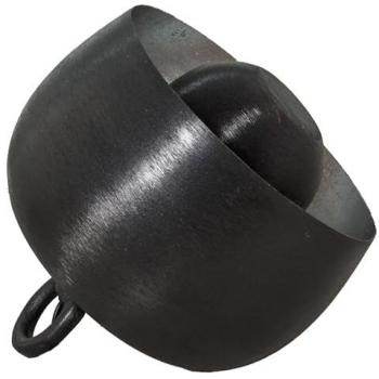 Lámpara de Mesa de Metal Negro y Plata 1xE27 Max. 25W No Incluida 21x20 cm para Todos los Estilos