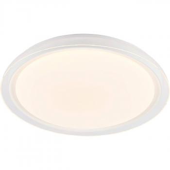Plafón LED Lindby Sleya, CCT, atenuable, moderno, blanco, 1 lámpara, para salón y comedor